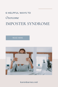 Women hiding behind a file because she has imposter syndrome