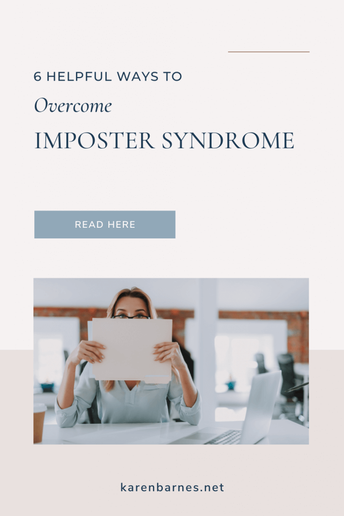 Women hiding behind a file because she has imposter syndrome