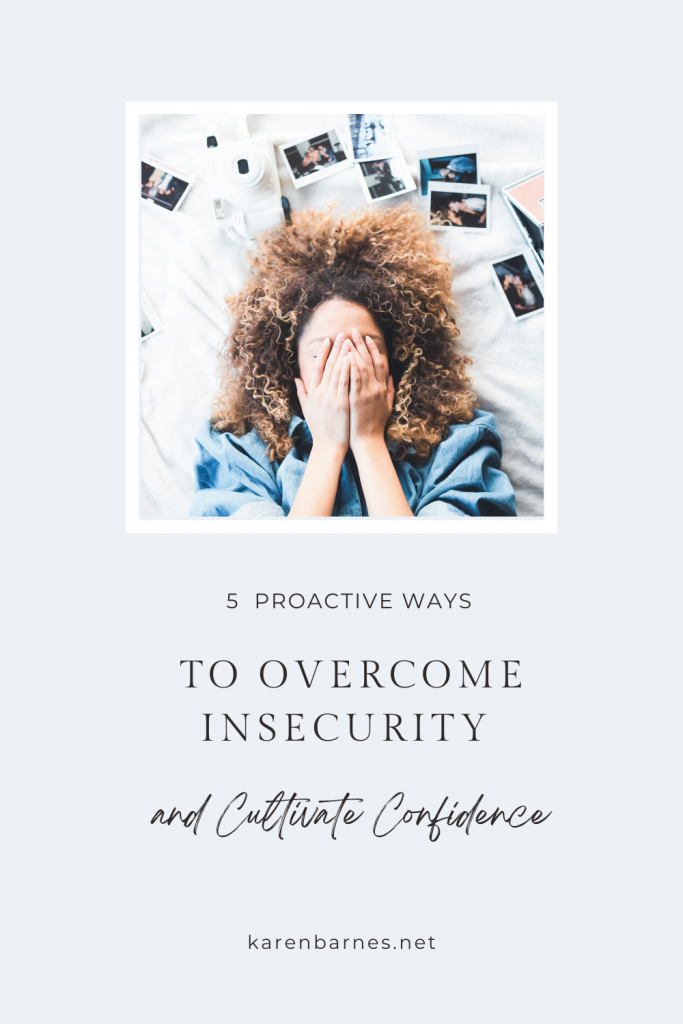Woman lying on the bed with her hands over her face overcome with insecurity